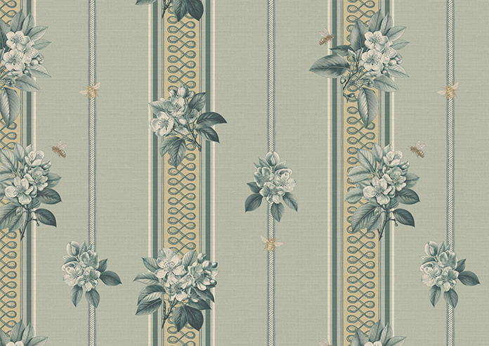 Upton, Apple Bee Bud Green - Made to Measure Curtains - Image 8